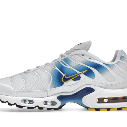 Nike Air Max Plus Spray Paint Swoosh White Blue DX8962-100, profil intérieur