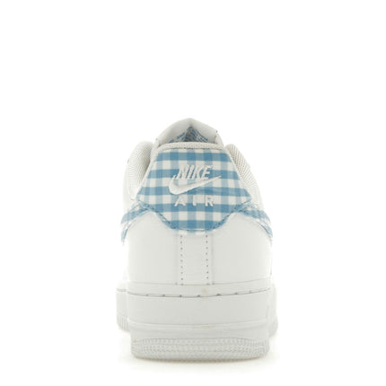 Nike Air Force 1 Low '07 Essential White University Blue Gingham DZ2784-100, arrière