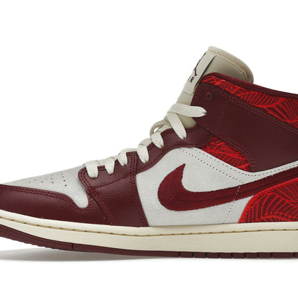 Air Jordan 1 Mid SE Tiki Leaf DZ2820-601, profil intérieur