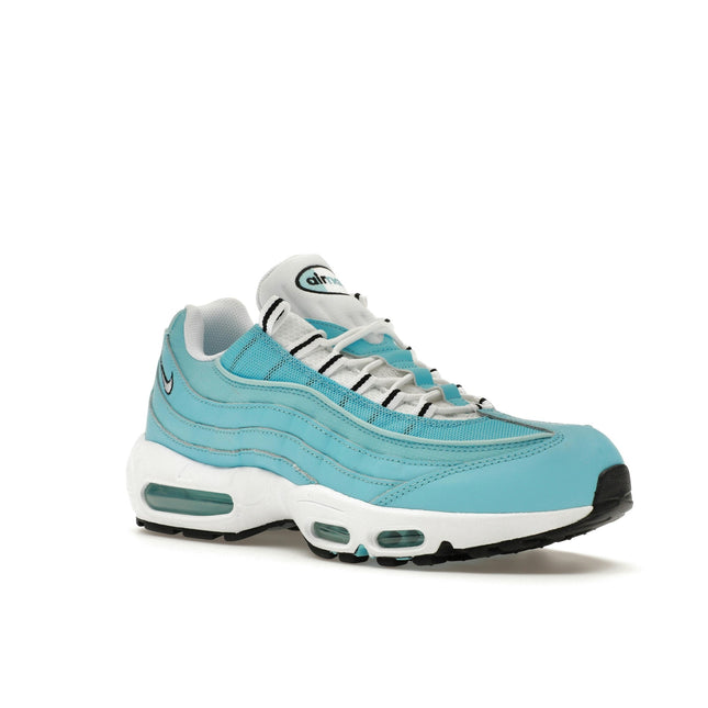 Nike Air Max 95 University Blue DZ4395-400, trois-quarts avant extérieur