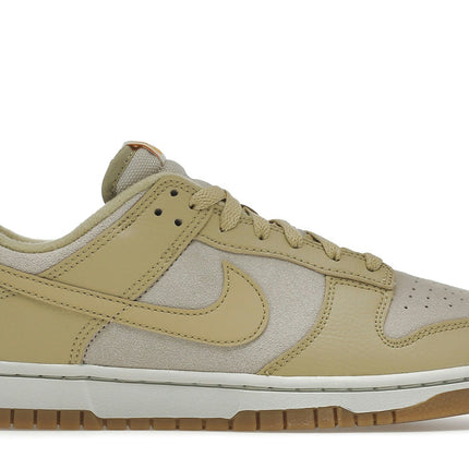 Nike Dunk Low Khaki Suede Gum DZ4513-200, vue principale