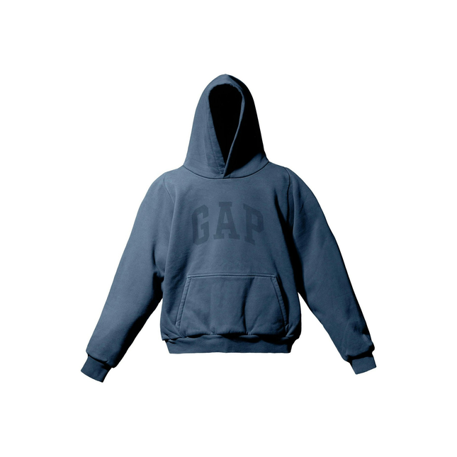 Yeezy Gap Dove Shrunken Hoodie Dark Blue e41dcec6-90ad-445d-8722-7bcce3ec7d3d, vue principale