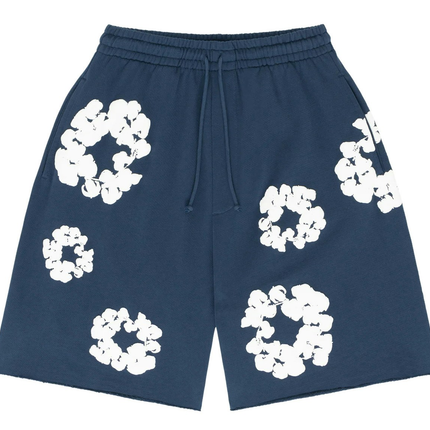 Denim Tears The Cotton Wreath Shorts Navy e87b683e-9e09-4137-b685-ebf3224e9d32, vue principale