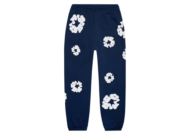 Denim Tears Cotton Wreath Sweatpants Navy