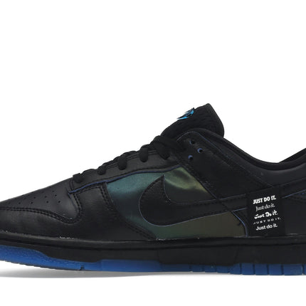 Nike Dunk Low Black Royal Iridescent FB1842-001, profil intérieur