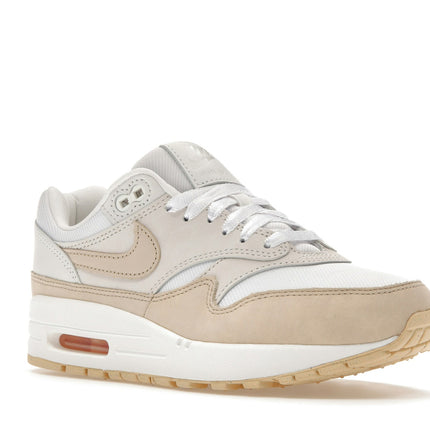 Nike Air Max 1 Premium Sanddrift FB5060-100, trois-quarts avant extérieur