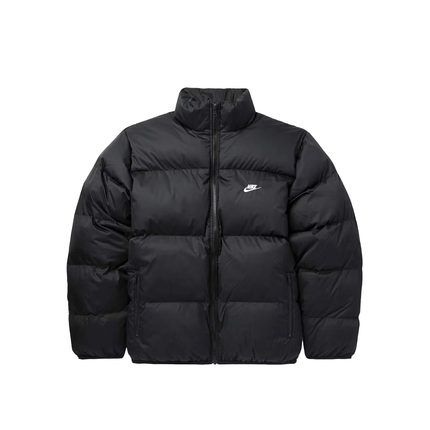 Nike Sportswear Club Puffer Jacket Black/White FB7368-010, vue principale
