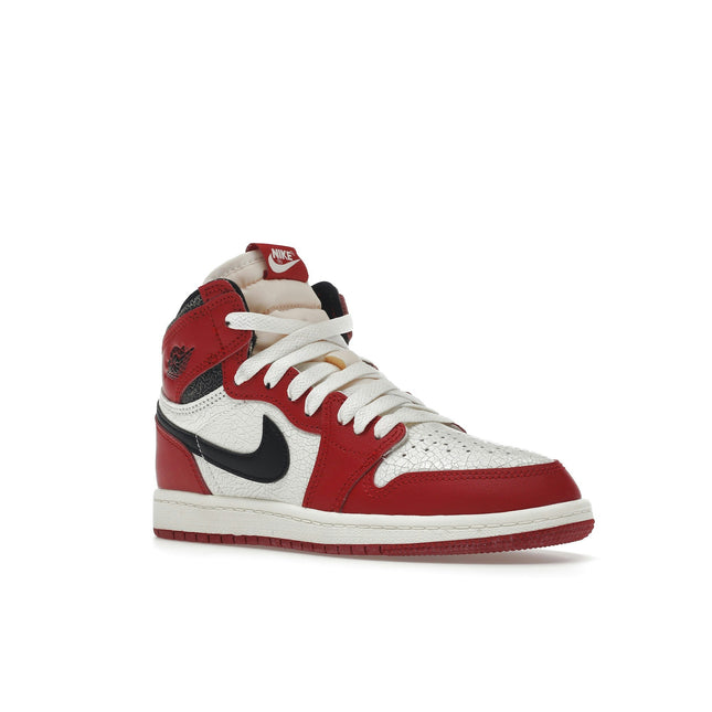 Air Jordan 1 High Chicago Lost And Found (Reimagined) (PS) FD1412-612, trois-quarts avant extérieur