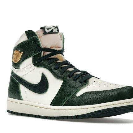 Air Jordan 1 Retro High Fir Pro Green FD2596-101, trois-quarts avant extérieur