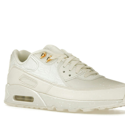 Nike Air Max 90 Slawn Sail FD6492-100, trois-quarts avant extérieur