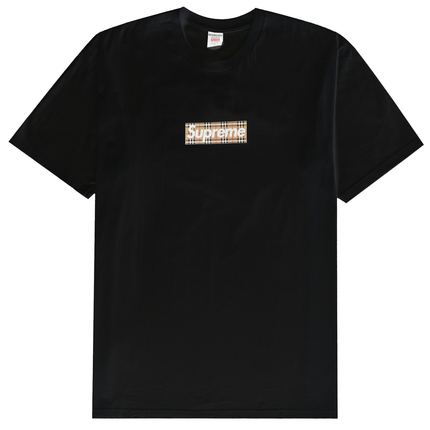 Supreme Burberry Box Logo Tee Black ff7eae14-8a2d-4be3-9e24-f11263005f38, vue principale
