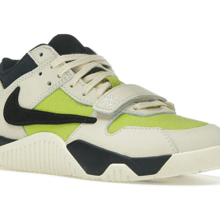 Air Jordan Jumpman Jack TR Travis Scott Bright Cactus (PS) FJ2851-102, trois-quarts avant extérieur