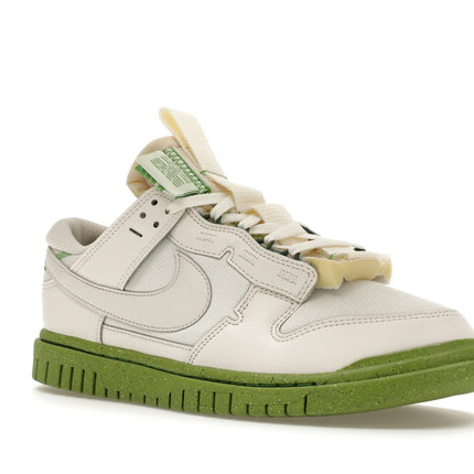 Nike Dunk Low Jumbo Phantom Chlorophyll FJ4192-001, trois-quarts avant extérieur