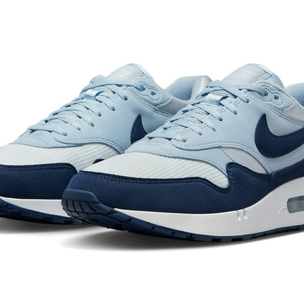 Nike Air Max 1 '86 OG Kids Of Immigrants Big Bubble Light Armory Blue FJ8314-001, trois-quarts avant de la paire