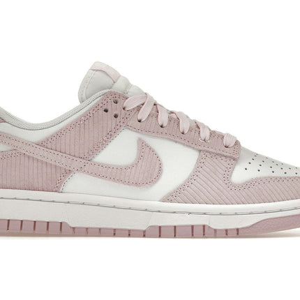 Nike Dunk Low Pink Corduroy FN7167-100, vue principale