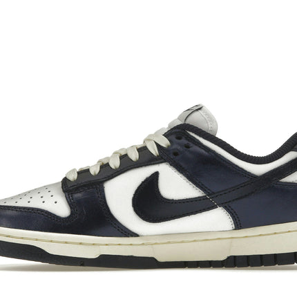 Nike Dunk Low Premium Vintage Navy FN7197-100, profil intérieur