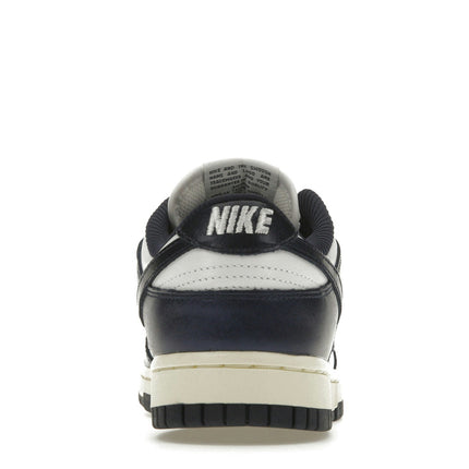 Nike Dunk Low Premium Vintage Navy FN7197-100, arrière