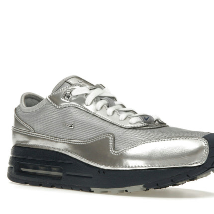 Nike Air Max 1 '86 Jacquemus Silver FQ1100-001, trois-quarts avant extérieur