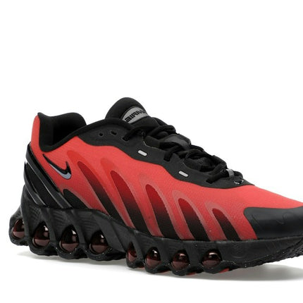 Nike Air Max Dn8 Black Bright Crimson FQ7860-008, trois-quarts avant extérieur