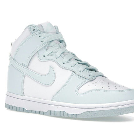 Nike Dunk High Next Nature Glacier Ice FV5960-100, trois-quarts avant extérieur
