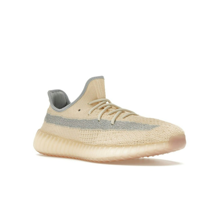 Adidas Yeezy Boost 350 V2 Linen FY5158, trois-quarts avant extérieur