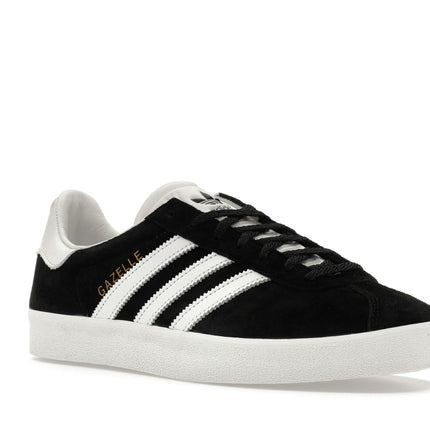 Adidas Gazelle 85 Core Black Footwear White FZ5594, trois-quarts avant extérieur