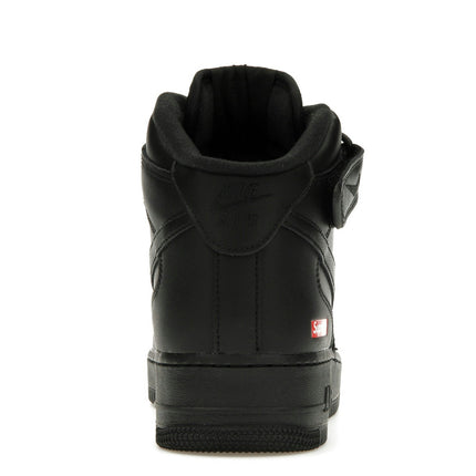 Nike Air Force 1 Mid Supreme Black FZ8784-001, arrière