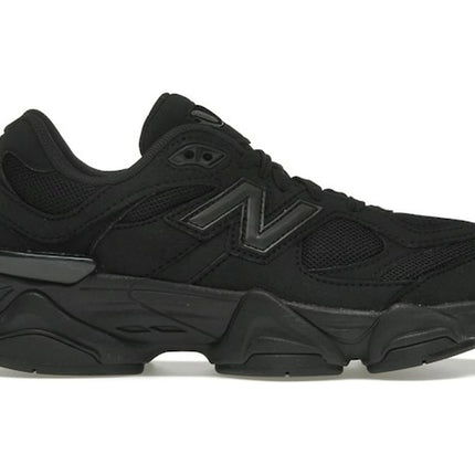 New Balance 9060 Triple Black (GS) GC9060BB, vue principale