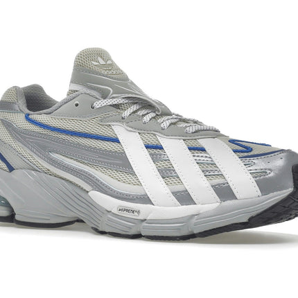 Adidas Orketro Bliss White Bright Blue GX3126, trois-quarts avant extérieur