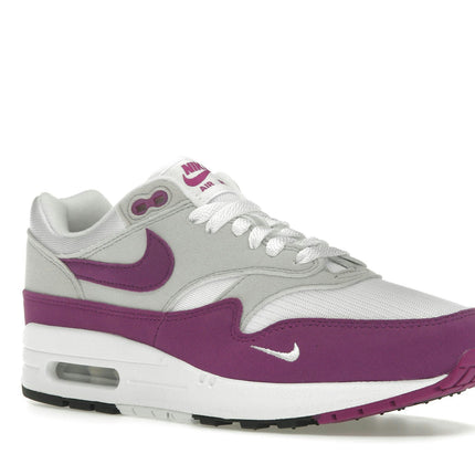 Nike Air Max 1 '87 Bold Berry HF1194-101, trois-quarts avant extérieur