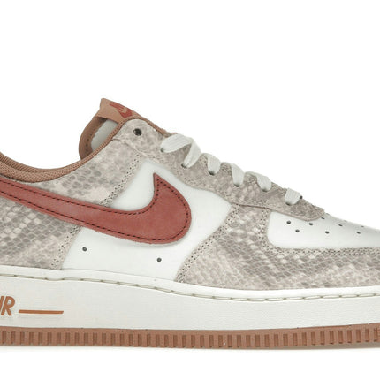 Nike Air Force 1 Low Canyon Rust Snakeskin HF2898-100, vue principale