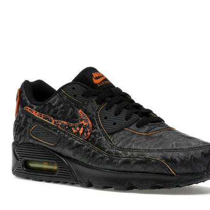 Nike Air Max 90 QS Volcano HF3248-001, trois-quarts avant extérieur
