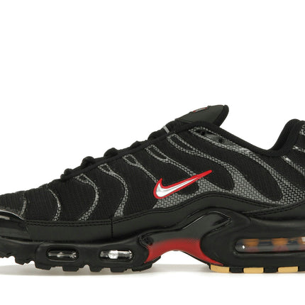 Nike Air Max Plus Black University Red Metallic Silver HF4293-001, profil intérieur
