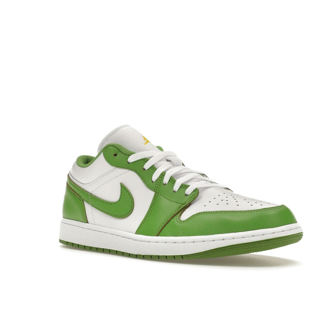 Air Jordan 1 Low SE Chlorophyll HF4823-100, trois-quarts avant extérieur