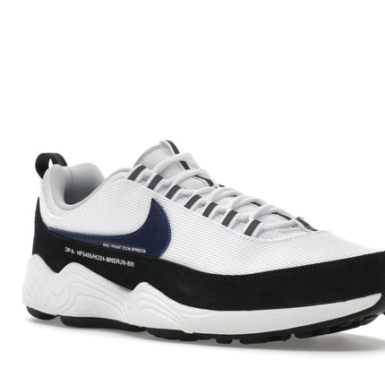 Nike Air Zoom Spiridon Fragment Design White Blue Void HF5455-100, trois-quarts avant extérieur