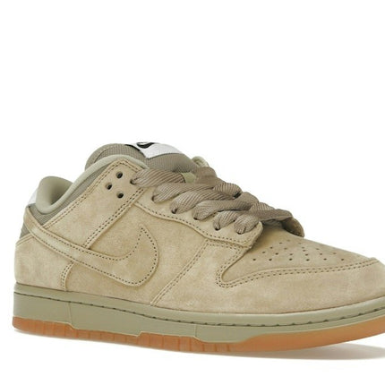Nike SB Dunk Low Pro B Parachute Beige HJ0367-200, trois-quarts avant extérieur
