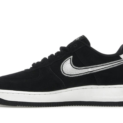 Nike Air Force 1 Low '07 LV8 Black Sail Embroidered Swoosh HJ4465-001, profil intérieur