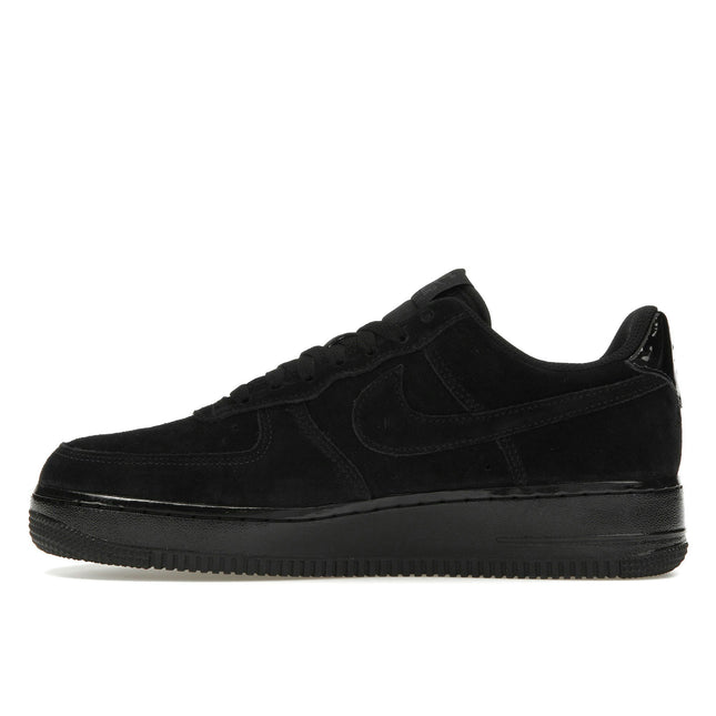 Nike Air Force 1 Low '07 Triple Black Suede HM9659-001, profil intérieur
