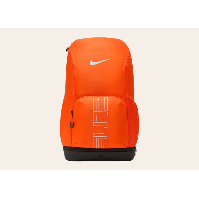 Nike Varsity Elite Backpack Safety Orange/Black/Wolf Grey HM9965-819, vue principale
