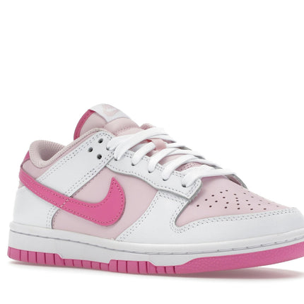 Nike Dunk Low Pink Foam HQ1181-661, trois-quarts avant extérieur