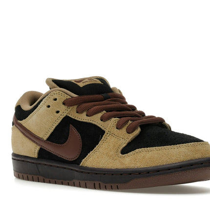 Nike SB Dunk Low Pro Filbert Light Chocolate HQ1625-201, trois-quarts avant extérieur
