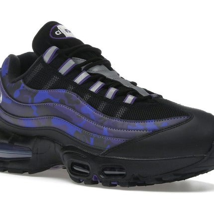 Nike Air Max 95 Court Purple Camo HQ1973-500, trois-quarts avant extérieur