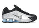 Nike Shox R4 Metallic Silver Black Psychic Blue HQ1988-004, vue principale