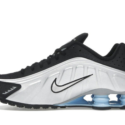 Nike Shox R4 Metallic Silver Black Psychic Blue HQ1988-004, profil intérieur