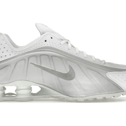 Nike Shox R4 White Bright Crimson Metallic Silver HQ1988-101, vue principale