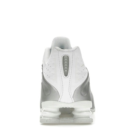 Nike Shox R4 White Bright Crimson Metallic Silver HQ1988-101, arrière