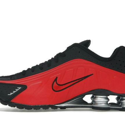 Nike Shox R4 University Red Black Metallic Silver HQ1988-600, profil intérieur