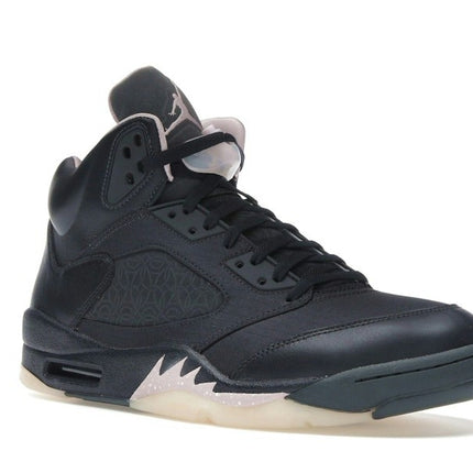 Air Jordan 5 Retro PSG Paris Saint-Germain Off Noir HQ3004-001, trois-quarts avant extérieur