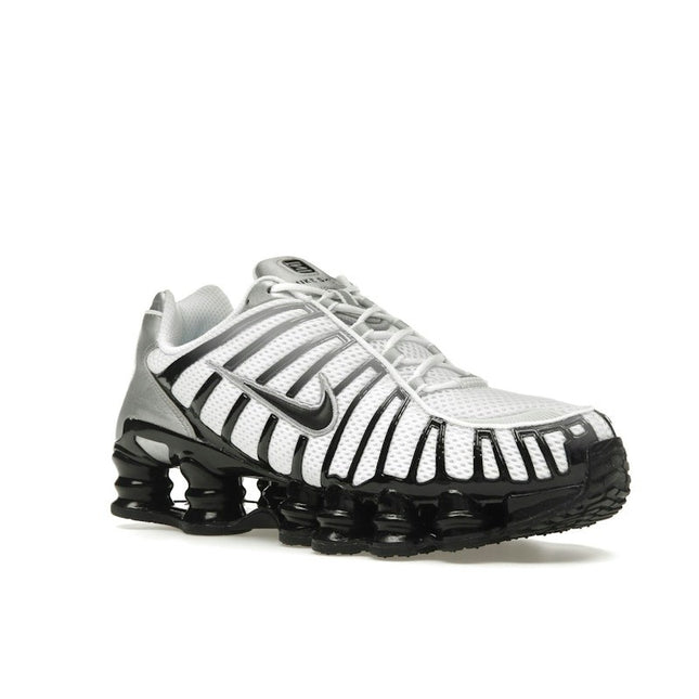Nike Shox TL Metallic Silver Wolf Grey HQ4049-001, trois-quarts avant extérieur