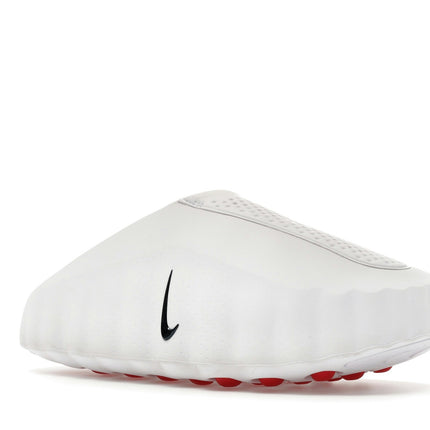 Nike Mind 001 Slide White Speed Red HQ4307-101, trois-quarts avant extérieur